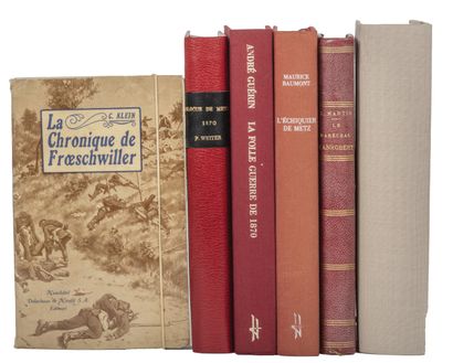 null Guerre de 1870. 6 volumes. 

Martin (L.). Le maréchal Canrobert, relié chez...