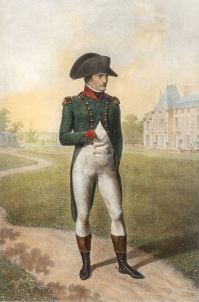 Napoléon Ier. L’Empereur en tenue de chasseurs...