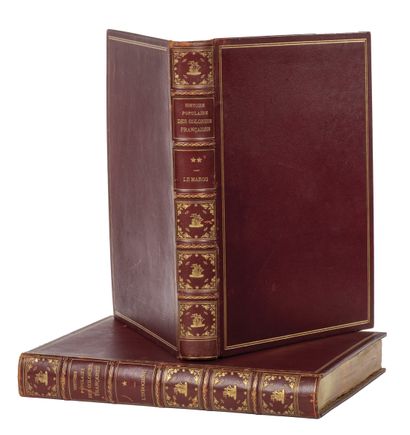 null Popular history of the French colonies. 

Two strong volumes In-4. "Indochina"...