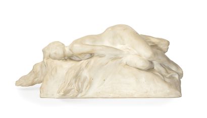 null Auguste SEYSSE (1862-1946).

L’épave.

Sculpture en marbre blanc de Carrare,...