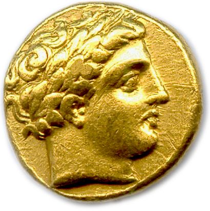 null KINGDOM OF MACEDONIA - PHILIPPO II 359-336

Laureate head of Apollo right. R/....