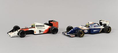 null Ayrton SENNA Racing Car Collection. 

Set of 2 miniatures McLaren PM 4/5A Honda...