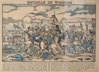 null Épinal. Bataille de Wagram. 1809. 

Image coloriée à encadrement sous-verre....
