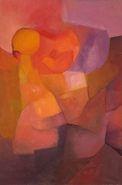 null Michel FAURE (1928-2009).

Composition rouge, 1972.

Huile sur toile. Signée...