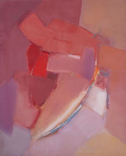 null Michel FAURE (1928-2009).

Composition rouge et orange, 1972.

Huile sur toile....