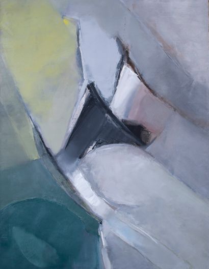 null Michel FAURE (1928-2009).

Composition verte et grise, 1972.

Huile sur toile....