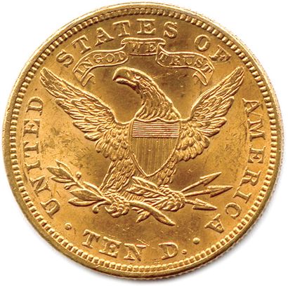 null ÉTATS-UNIS D'AMÉRIQUE 

10 Dollars or Liberté 1894 Philadelphie. (16,69 g) 

Très...