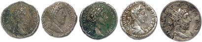 null Lucius Aurelius Commodus 

January 1, 177 - December 31, 192

Five coins (4...