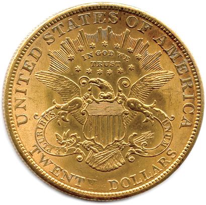 null ÉTATS-UNIS D'AMÉRIQUE 

20 Dollars or Liberté 1904 Philadelphie. (33,38 g) 

Très...