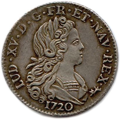 null LOUIS XV 1715-1774

Buste jeune lauré et cuirassé. Renard, marque de Mathieu...