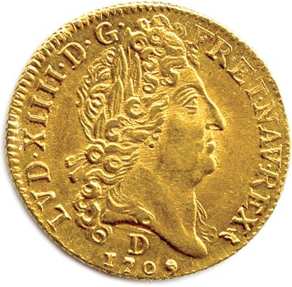 LOUIS XIV 1643-1715 
LVD. XIIII. D. G .FR....