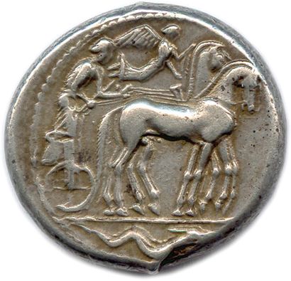 null SICILY - SYRACUSE Reign of Hieron I and Thrasybulus 478-467

Head of the nymph...