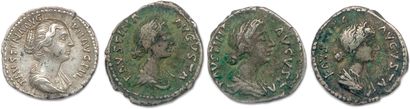 null FAUSTINE Junior Annia Galeria Faustina Augusta † 175

Four silver denarii: ♦...