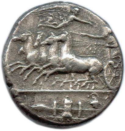null SICILY - SYRACUSE Reign of Denys 406-367

Head of the nymph Arethusa on the...