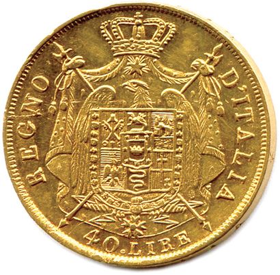 null NAPOLÉON Ier Empereur et roi d’Italie 1805-1814

40 Lire or 1814 Milan. (12,88...