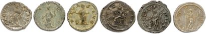 null JULIA MAESA AND JULIA SOEMIAS 

Six silver denarii: Maesa ♦ Cohen 8, 20, 34,...