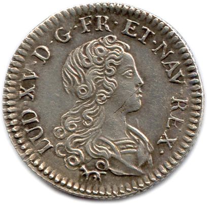 LOUIS XV 1715-1774 
Buste jeune et cuirassé....