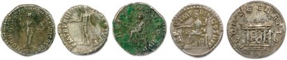 null COMMODE Lucius Aurelius Commodus 

1er janvier 177 - 31 décembre 192

Cinq monnaies...