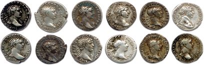 null TRAJAN Marcus Ulpius Traianus 

98-117

Twelve silver denarii: 

♦ Cohen 68,...