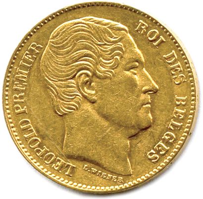 BELGIQUE - LÉOPOLD Ier 1831-1865 
20 Francs...