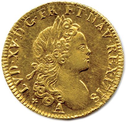 LOUIS XV 1715-1774 
Sa tête laurée à droite....