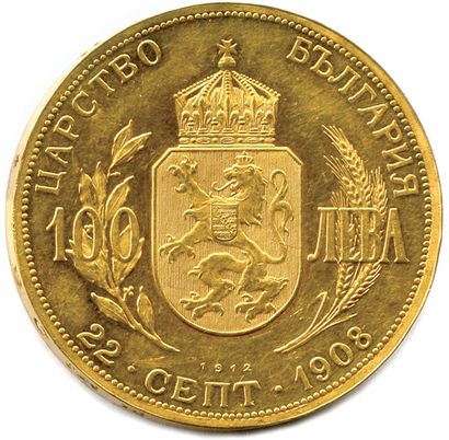 null BULGARIA - FERDINAND I 

5 October 1908 - 3 October 1918

100 Leva in gold 1912...