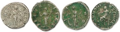 null FAUSTINE Junior Annia Galeria Faustina Augusta † 175

Four silver denarii: ♦...