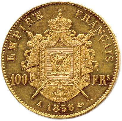 null NAPOLÉON III 1852-1870

100 Francs or (tête nue Barre) 

1858 Paris. (32,30...