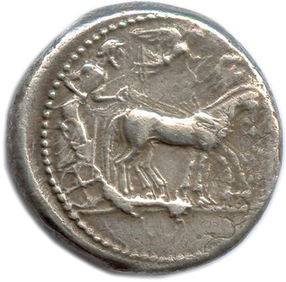 null SICILY - SYRACUSE Reign of Gelon 485-479

Head of the nymph Arethusa on the...