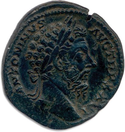 null MARC AURELUS Marcus Ælius Aurelius Verus 

7 March 161 - 17 March 180

M ANTONINVS...