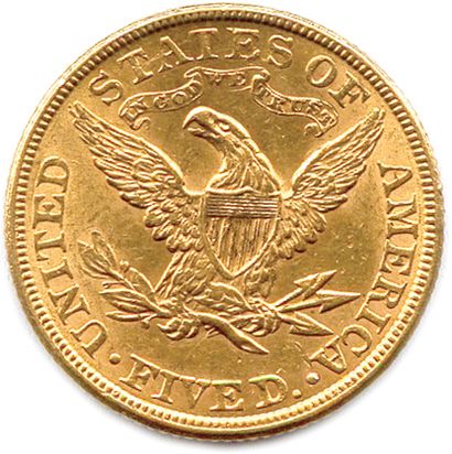 null ÉTATS-UNIS D'AMÉRIQUE 

5 Dollars or Liberté 1900 Philadelphie. (8,34 g) 

Très...