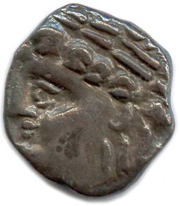 null ALLOBROGES Savoy-Dauphiné region 1st century B.C.

Large laurel head on the...