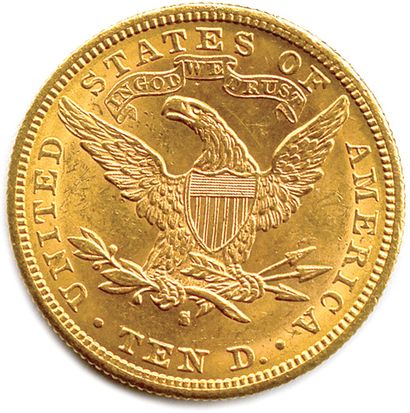 null ÉTATS-UNIS D'AMÉRIQUE 

10 Dollars or Liberté 1887 San Francisco. (16,73 g)...
