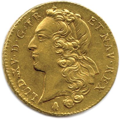 null LOUIS XV 1715-1774

Tête du roi, ceinte d'un bandeau signé JCR en monogramme...