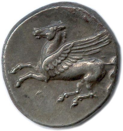 null Colony of CORINTHE - SICILY

SYRACUSE 336-317

Pegasus flying on the left. R/....
