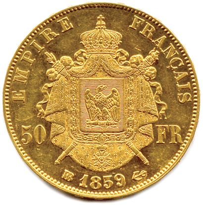 null NAPOLEON III 1852-1870

50 Francs gold (bare head Barre) 

1859 Strasbourg....