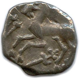 null ALLOBROGES Savoy-Dauphiné region 1st century B.C.

Large laurel head on the...