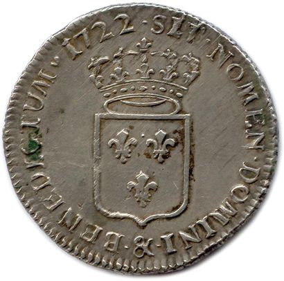 null LOUIS XV 1715-1774

Young laurelled and cuirassed bust. 

R/. Crowned shield...