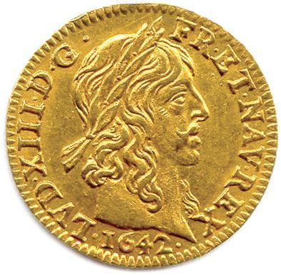 null LOUIS XIII 1610-1643

LVD XIII... His head laurel to the right. 

R/. CHRS......