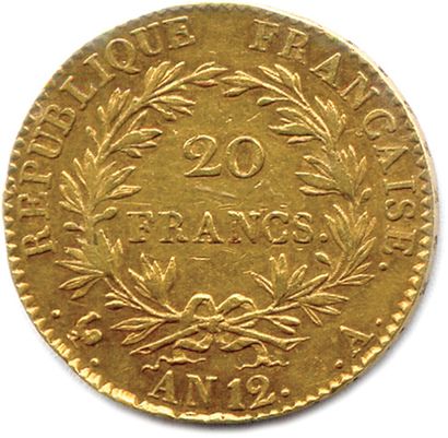 null BONAPARTE Premier Consul 

10 novembre 1799 - 18 mai 1804

20 Francs or (tête...