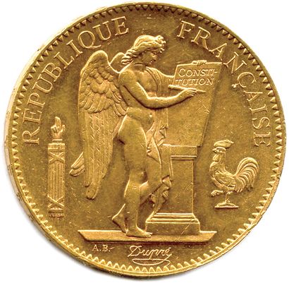 IIIe RÉPUBLIQUE 1870-1940 
100 Francs or...