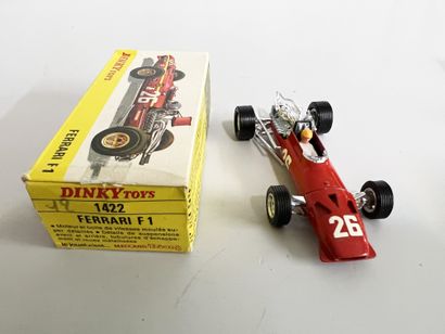null Dinky Toys. FERRARI F1 Jacky Ickx red. Ref. 1422. With accessories, new in ...