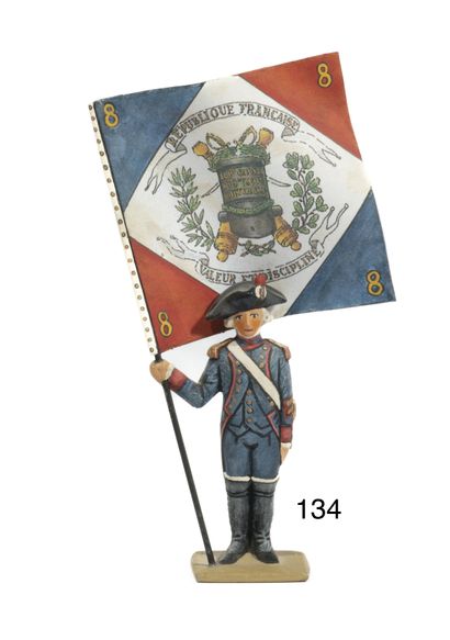 null Jean-Pierre FEIGLY. Révolution. Artillerie. Porte drapeau du régiment de Picardie....