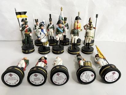 null Chess pieces 60mm. Ist Empire. The allies against Napoleon. Russians, Austrians,...