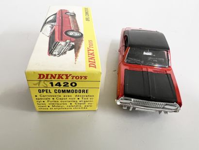 null Dinky Toys. OPEL COMMODORE Coupe red. Ref. 1420. With accessories. New in b...