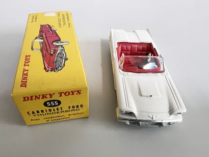 null Dinky Toys. FORD THUNDERBIRD Cabriolet blanche / 1. Réf. 555. Neuve (petits...