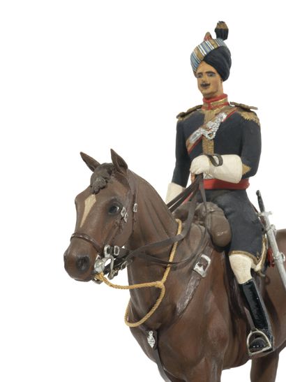 null Armée Britannique (XIXème – XXème siècle). Cavalier «Probyn’s Horse» chevauchant...