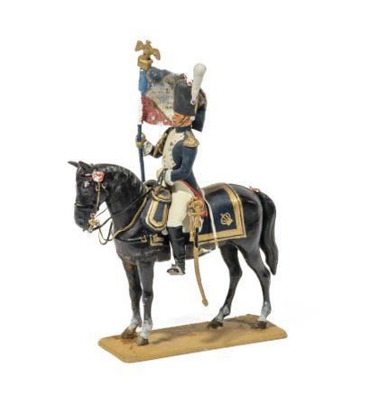 null Métayer. The mounted grenadiers of the Imperial Guard. The standard bearer (1...