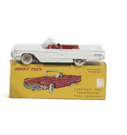 Dinky Toys. FORD THUNDERBIRD Cabriolet blanche...
