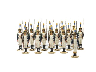 null Métayer. The Line Infantry (1812). The Voltigeurs. 1 officer, 3 non-commissioned...